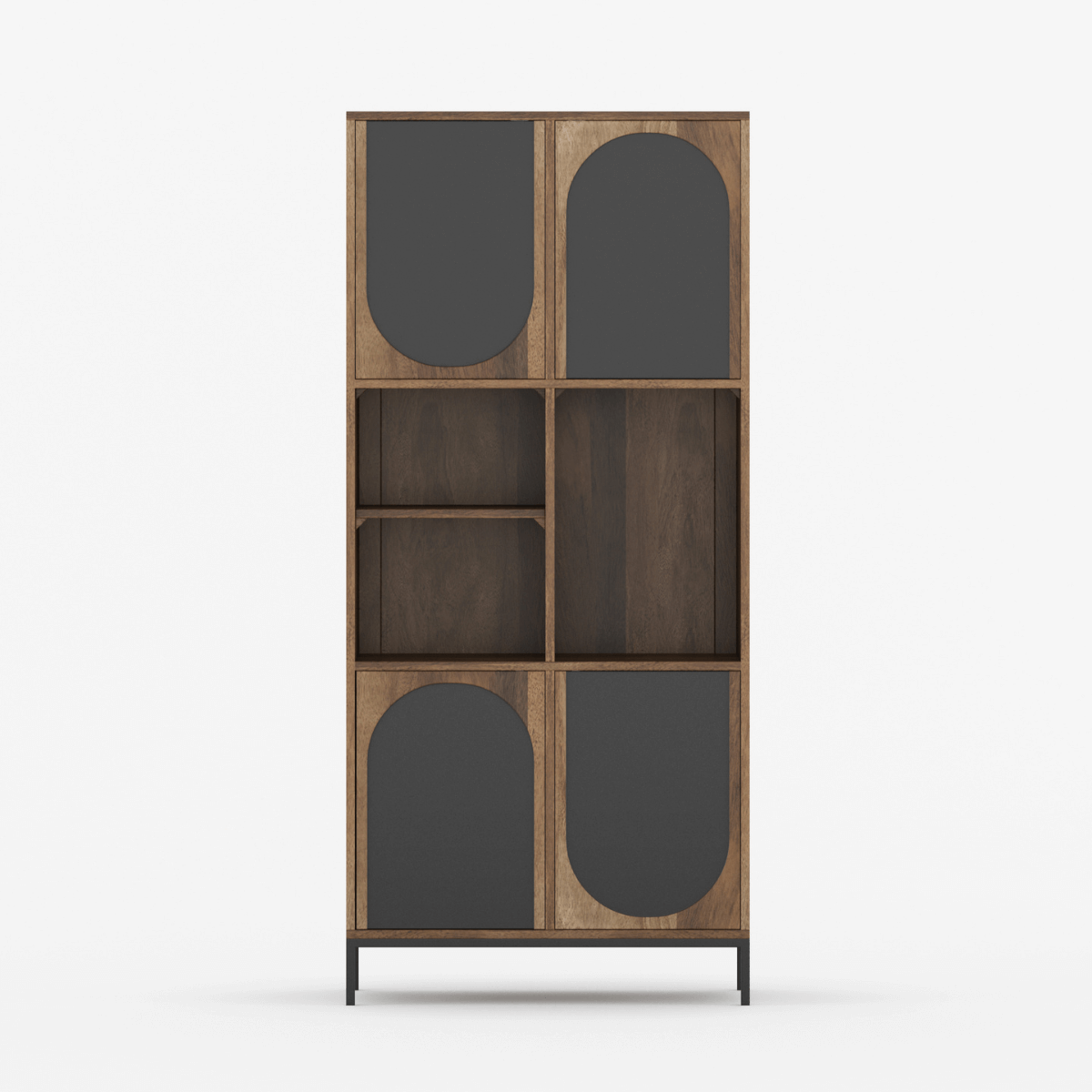 Arcova Cabinet with Arch Panel Doors - Medium